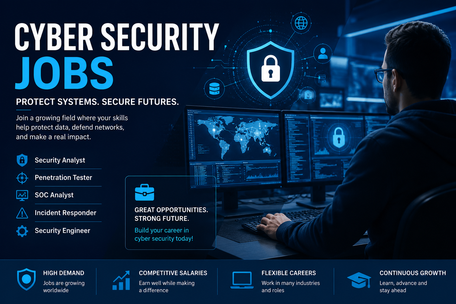 Cyber Security Jobs in 2026: Roles, Skills, Salary & Career Guide