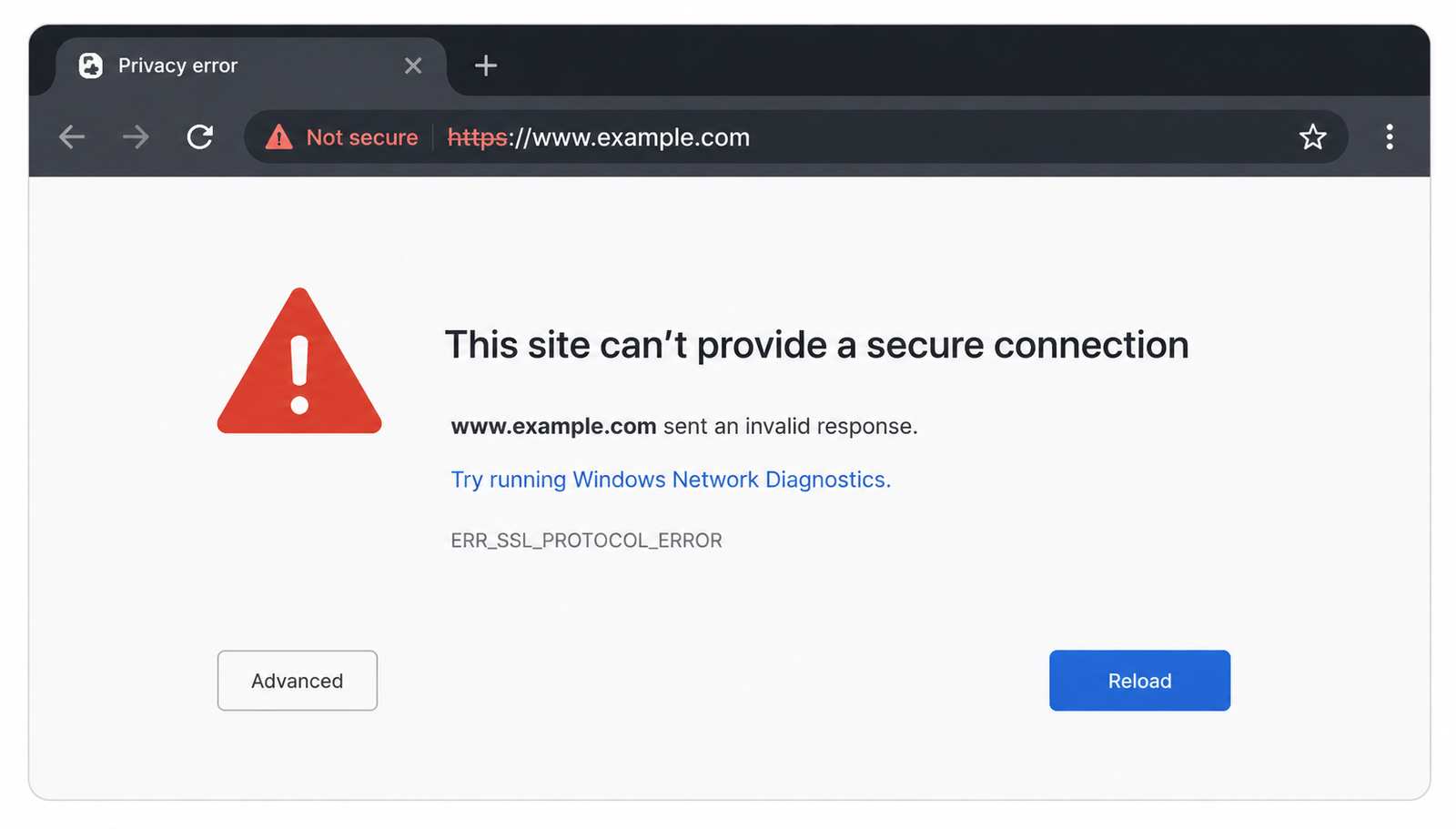 This Site Can’t Provide a Secure Connection: How to Fix It