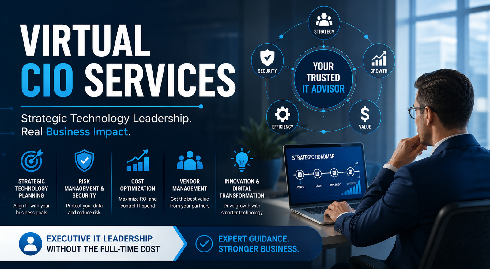 Virtual CIO Services: A Complete Guide to Strategic IT Leadership for Businesses