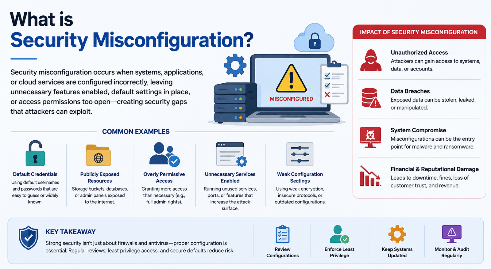 What Is Security Misconfiguration? Types, Examples, Risks & Prevention