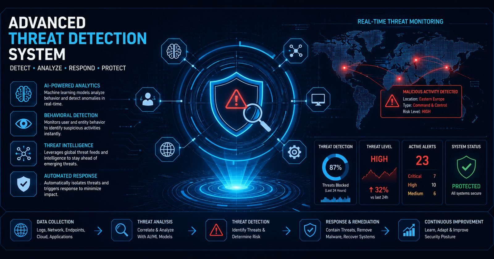Advanced Threat Detection System: Complete Guide to AI-Powered Cyber Threat Detection